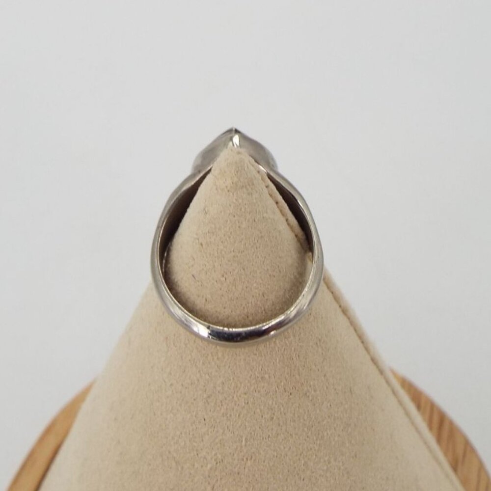 Vintage UAW Local 599 Women's Ring 25 Years of Service Blue Stone Size 6 - Picture 3 of 10